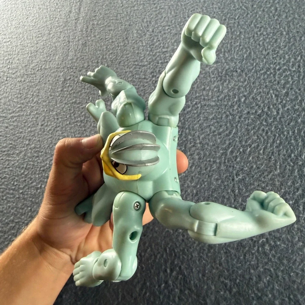 Jakks Pacific Pokemon Action Figure Kids OS Teal Machamp 2007 Nintendo Toy